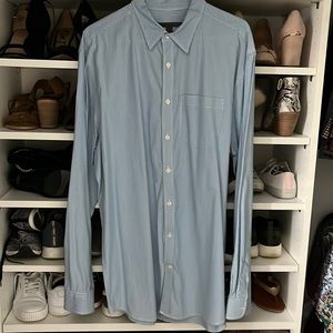 Blue& White PinStripe Dress Shirt